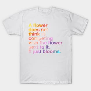 A Flower T-Shirt